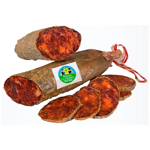 Alcampo ALCAMPO CULTIVAMOS LO BUENO Chorizo de cebo ibérico. - Loncha normal 2 a 3 mm