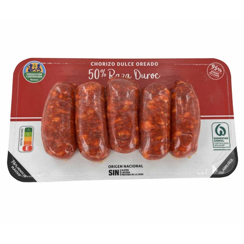 Alcampo ALCAMPO CULTIVAMOS LO BUENO Chorizo dulce oreado cerdo duroc 350 g