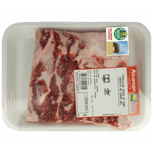 Alcampo ALCAMPO CULTIVAMOS LO BUENO Costilla entera de cebo ibérico de cerdo