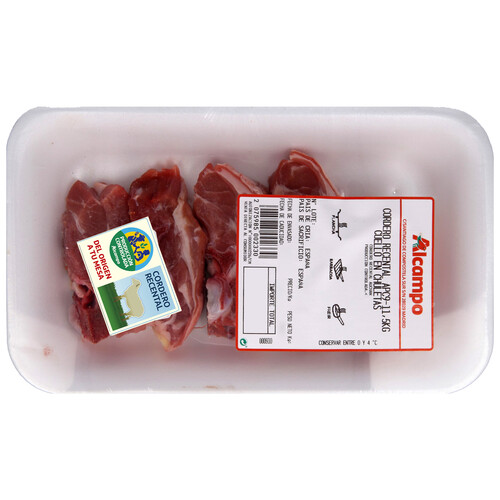 Alcampo ALCAMPO CULTIVAMOS LO BUENO Cuello de cordero recental en chuletas especiales plancha barbacoa o freir