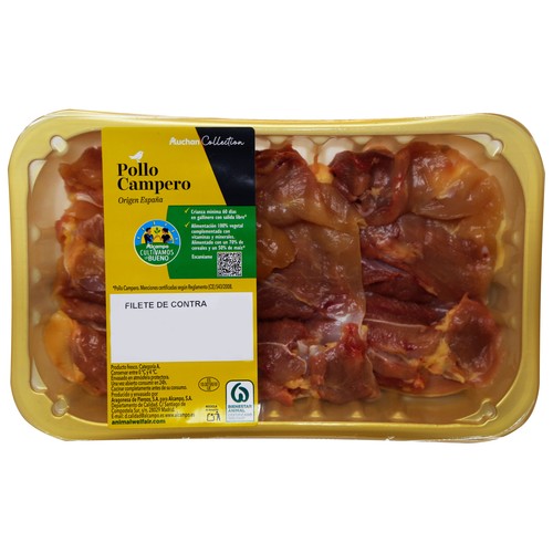 Alcampo ALCAMPO CULTIVAMOS LO BUENO Escalopes de contramuslo de pollo campero Bandjea