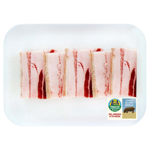 Alcampo ALCAMPO CULTIVAMOS LO BUENO Filetes de panceta de cebo ibérico de cerdo