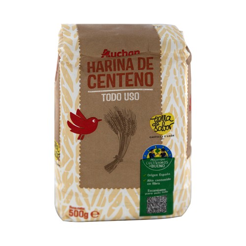Alcampo ALCAMPO CULTIVAMOS LO BUENO Harina de centeno para todo tipo de usos 500 g