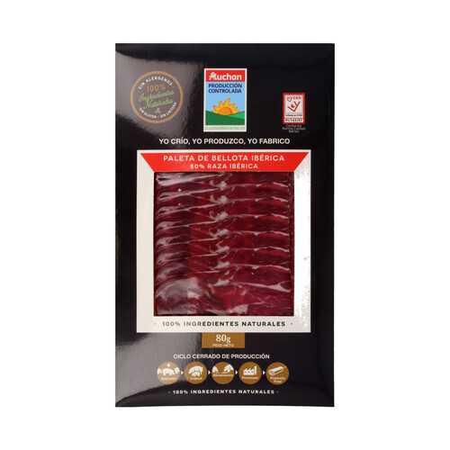 Alcampo ALCAMPO CULTIVAMOS LO BUENO Paleta de bellota ibérica (50% raza ibérica) 80 g