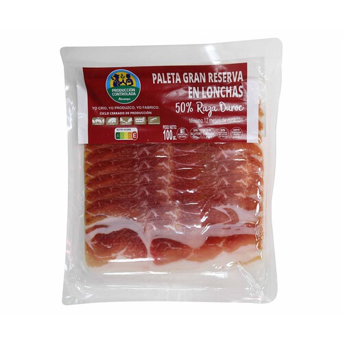 Alcampo ALCAMPO CULTIVAMOS LO BUENO Paleta gran reserva (50% raza Duroc) cortada en lonchas 100 g