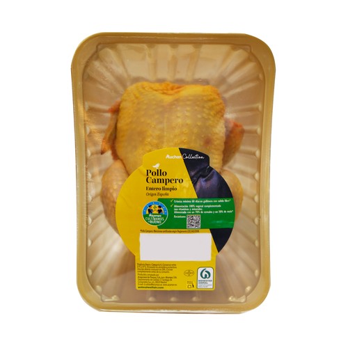 Alcampo ALCAMPO CULTIVAMOS LO BUENO Pollo campero limpio y entero bandeja