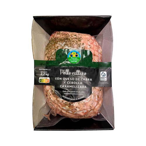 Alcampo ALCAMPO CULTIVAMOS LO BUENO Pollo relleno con queso de cabra y cebolla caramelizada