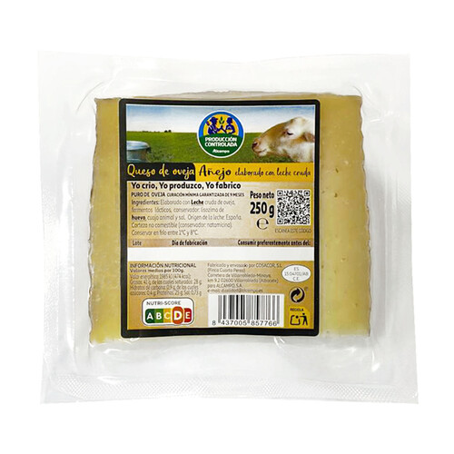 Alcampo ALCAMPO CULTIVAMOS LO BUENO Queso de oveja añejo 250 g