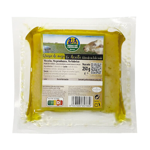 Alcampo ALCAMPO CULTIVAMOS LO BUENO Queso de oveja curado en aceite 250 g