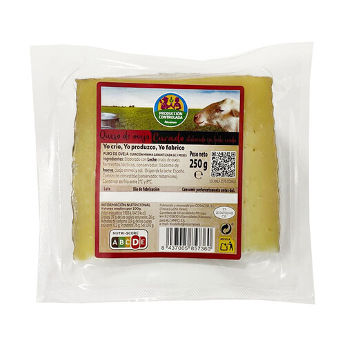 Alcampo ALCAMPO CULTIVAMOS LO BUENO Queso de oveja curado 250 g