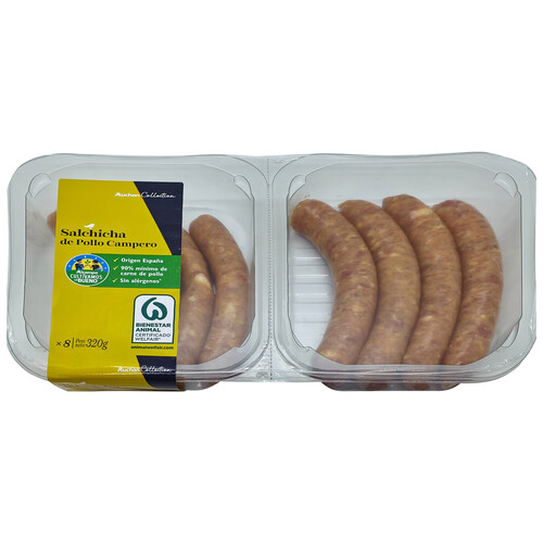 Alcampo ALCAMPO CULTIVAMOS LO BUENO Salchichas de pollo campero 320 g