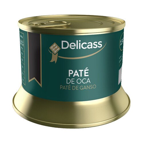 Alcampo DELICASS Paté de oca lata 130 g