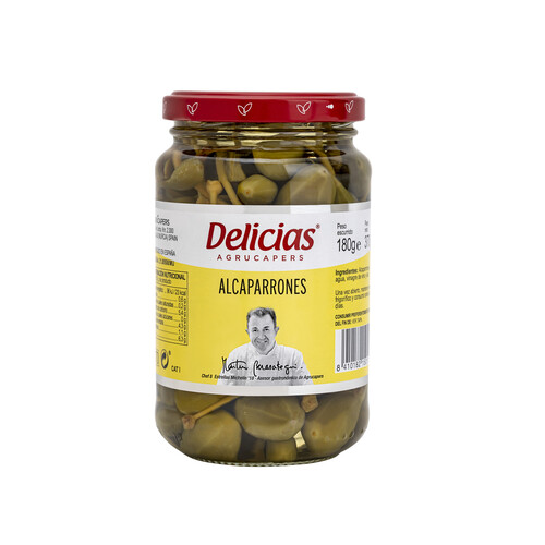 Alcampo DELICIAS Alcaparrones finos DELICIAS 180 g