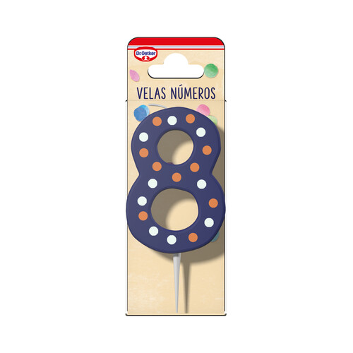 Alcampo DR. OETKER Vela número ocho 1 uds