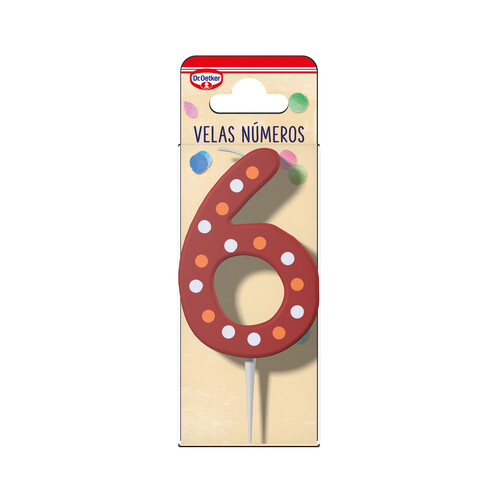 Alcampo DR. OETKER Vela número seis 1 uds
