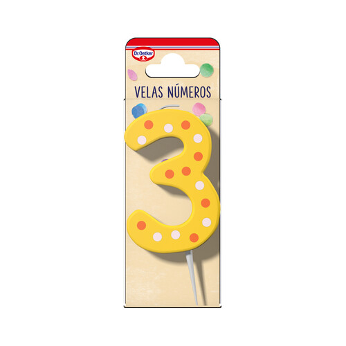 Alcampo DR. OETKER Vela número tres 1 uds