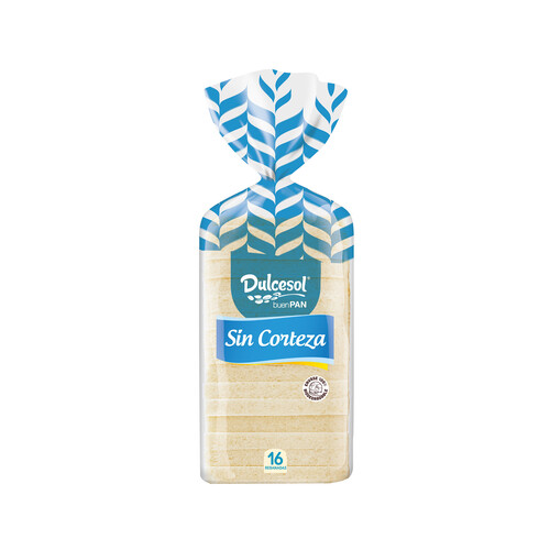 Alcampo DULCESOL Pan de molde sin corteza 450 g