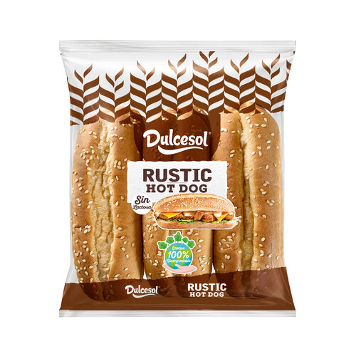 Alcampo DULCESOL Pan Hot Dog 6 uds