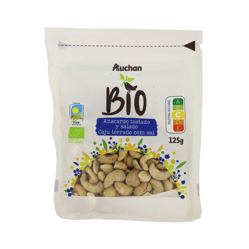 Alcampo ALCAMPO ECOLÓGICO Anacardos tostados y salados 125 g