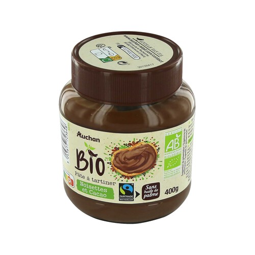 Alcampo ALCAMPO ECOLÓGICO Crema de cacao y avellanas ecológica sin aceite de palma 400 g