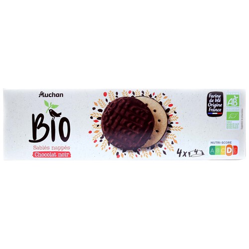 Alcampo ALCAMPO ECOLÓGICO Galleta cubierta chocolate ALCAMPO ECOLÓGICO 200 g