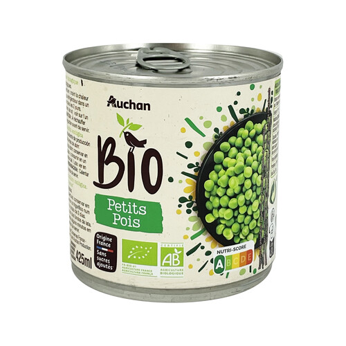 Alcampo ALCAMPO ECOLÓGICO Guisantes sin azúcares añadidos ALCAMPO ECOLÓGICO 280 G