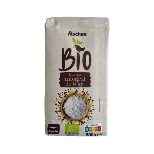 Alcampo ALCAMPO ECOLÓGICO Harina de trigo integral ecológica PRODUCTO ALCAMPO ECOLÓGICO 500 g