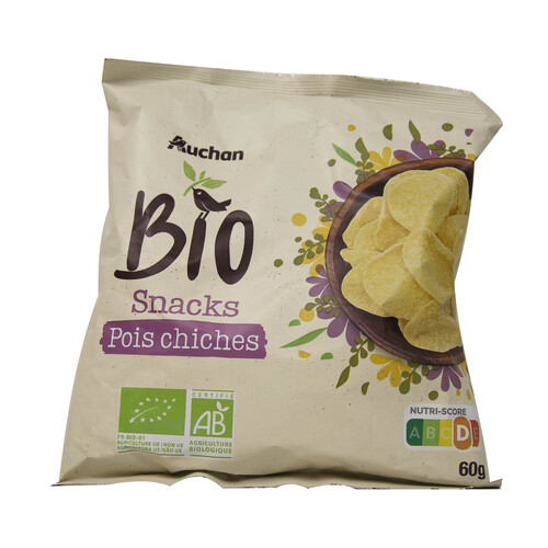 Alcampo ALCAMPO ECOLÓGICO Snack de garbanzos ecológico ALCAMPO ECOLOGICO 60 g