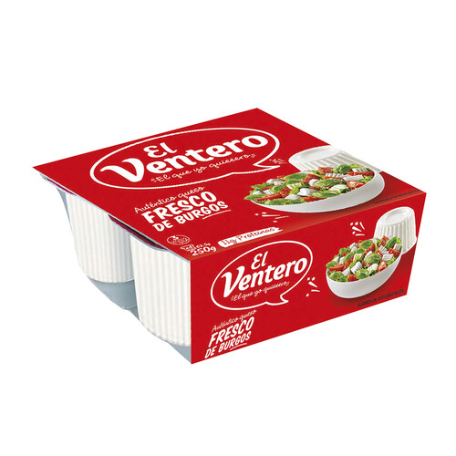 Alcampo EL VENTERO Queso fresco natural 4X