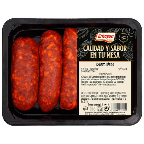 Alcampo EMCESA Badeja De Chorizos Ibéricos