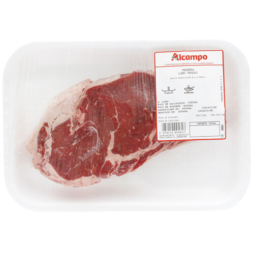Alcampo Entrecot de lomo de vacuno en trozos