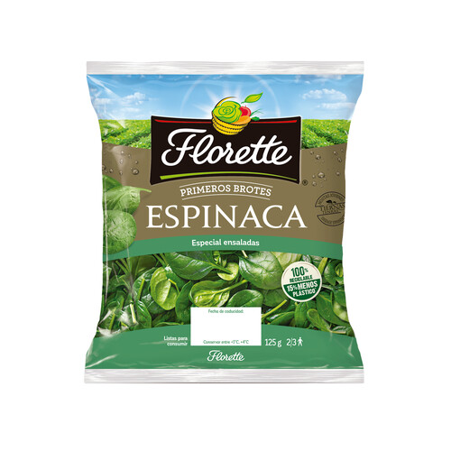 Alcampo Espinacas FLORETTE PRIMEROS BROTES 125 G
