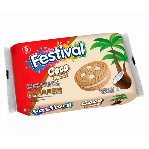 Alcampo FESTIVAL Galleta de coco festival 403 g