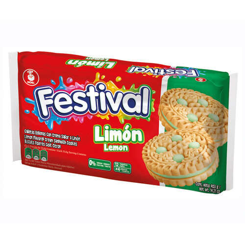Alcampo FESTIVAL Galleta limón festival 403 g