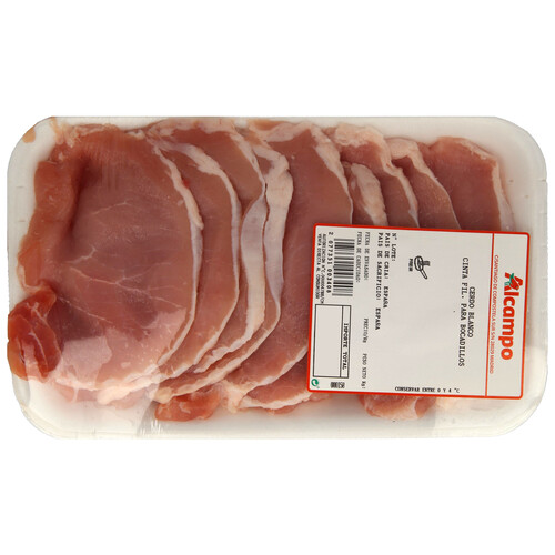 Alcampo Filetes de cinta de lomo con corte fino
