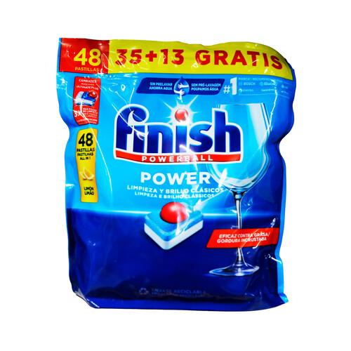 Alcampo FINISH Lavavajillas máquina 35+13