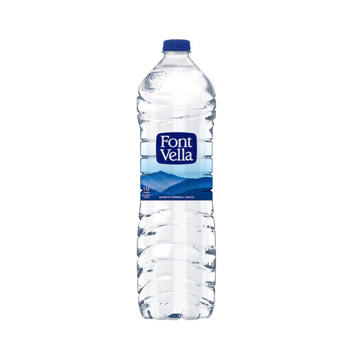 Alcampo FONT VELLA Agua mineral botella de 1 5 l
