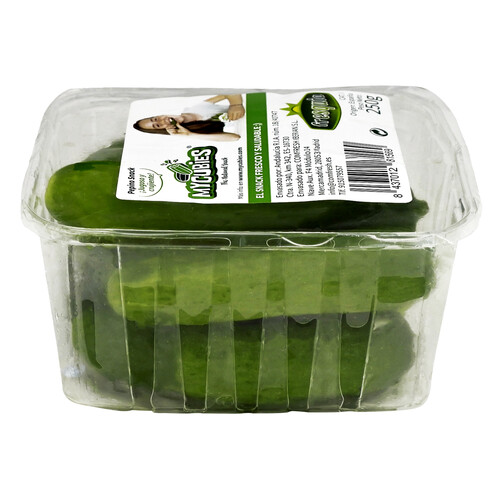 Alcampo FRESQUIA Pepinos snack bandeja 250 g