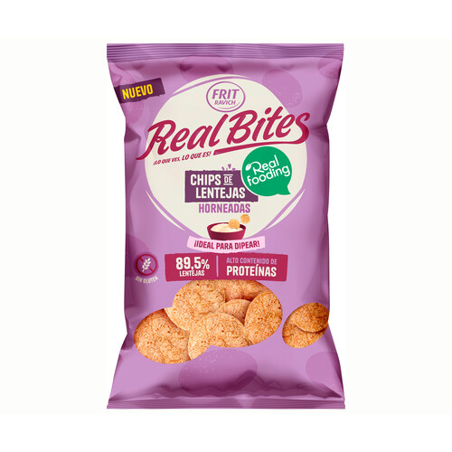 Alcampo FRIT RAVICH Chips lenteja sal