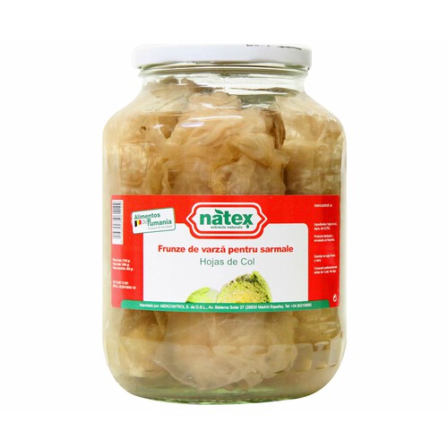 Alcampo FRUNZE Col en hojas frasco de 950 g