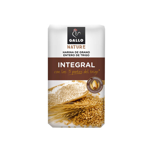 Alcampo GALLO Harina integral de trigo 1 kg