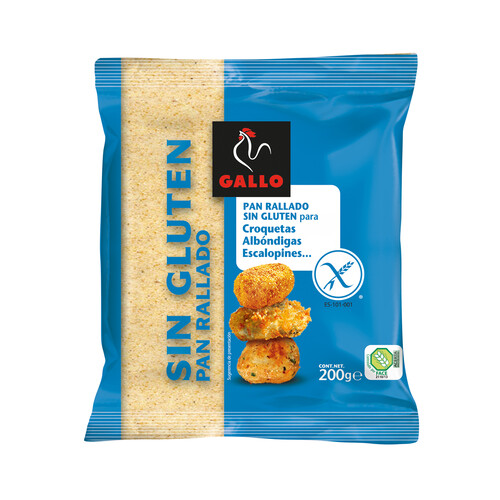 Alcampo GALLO Pan rallado sin gluten GALLO 200 g
