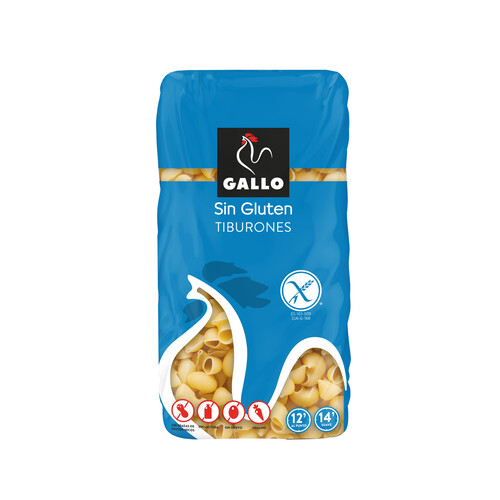 Alcampo GALLO Pasta tiburones sin gluten 450 g