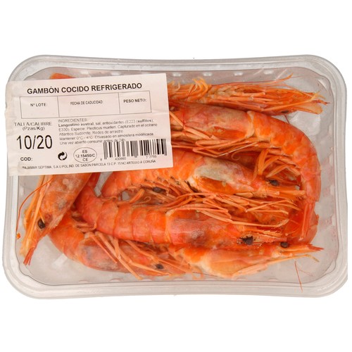 Alcampo Gambón cocido calibre 10/20 250 g