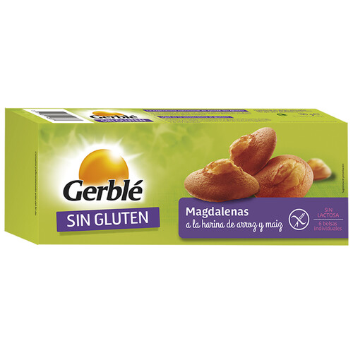 Alcampo GERBLÉ Magdalenas sin gluten GERBLÉ 180 g