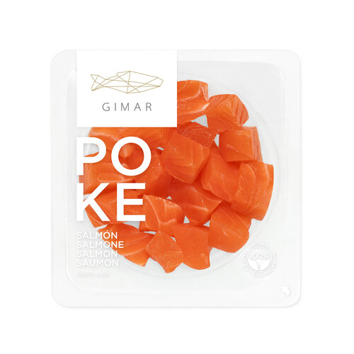 Alcampo GIMAR Salmón para poke en cubitos 100g
