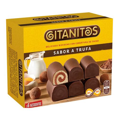 Alcampo GITANITOS Pastelitos de trufa 6 uds 165 g