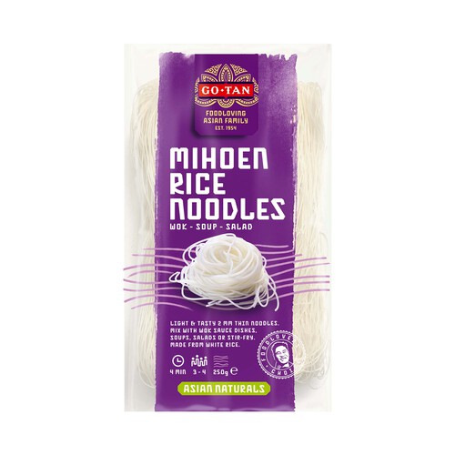 Alcampo GO-TAN Fideos de arroz GO-TAN 250 g