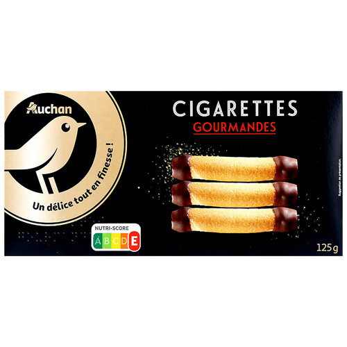 Alcampo ALCAMPO GOURMET Cigarrillos con chocolate 125 g