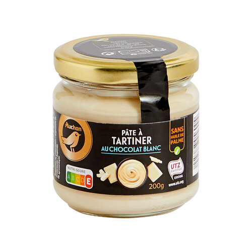Alcampo ALCAMPO GOURMET Crema con chocolate blanco bote de 200 g